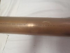  REGENFALLROHR - ABLAUFROHR - KUPFER  100er - 2 x 2 METER = 4 METER