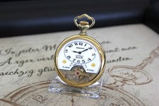 Antike HEBDOMAS MOERIS GRAND PRIX SWISS MADE 8 tage Taschenuhr pocket watch