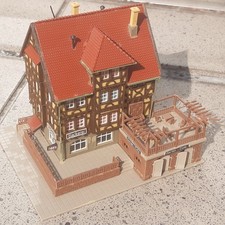 Vollmer 50318 - Bäckerei mit Café und Garten - Spur N Eisenbahn Modell Rarität