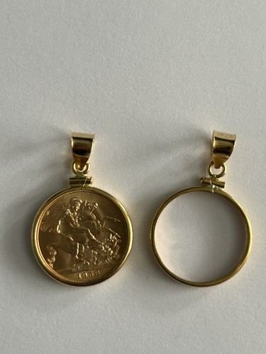 14k walzgold anhänger - 14k,