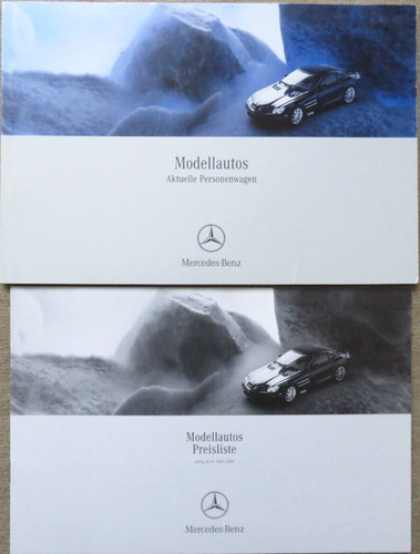 Mercedes modellautos prospekt - mercedes,