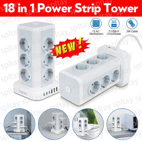 Fach steckdosenleiste tower - 12,