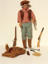 Big Jim Sammlung Karl May Winnetou Old Shatterhand Cowboy Figur, mit Zubehör,alt