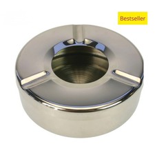 Aschenbecher Edelstahl Gastroaschenbecher Windaschenbecher Sturmaschenbecher XL