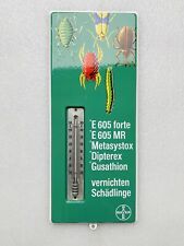 Emailschild Bayer Thermometer