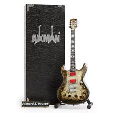 Richard Z Kruspe Gitarre Miniatur Nachbau RZK- II Burnt | Handarbeit Musik Geschenke