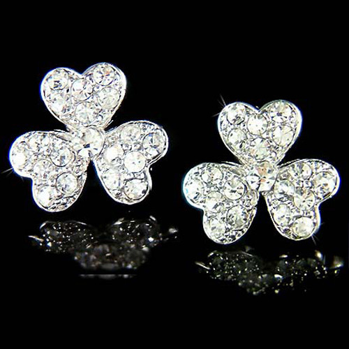 Kleeblatt mit swarovski - 3,