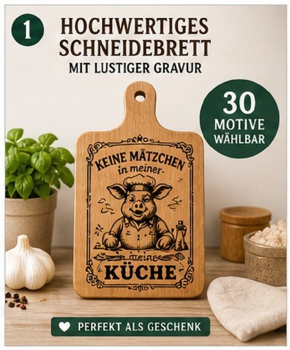 Lustiges schneidebrett holz - lustiges,