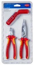KNIPEX 00 31 30 BK V01 Elektro-Installationsset 1 x 13 86 200, 1 x 16 95 01 S...