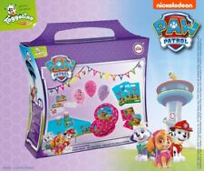 Partykoffer Paw Patrol, 51 Teile, Rosa - Pappteller Becher Girlande Tischdecke 