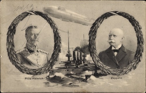 Großadmiral prinz albert - ak,
