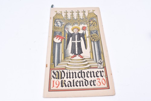 Münchener kalender 1930 - kalender,