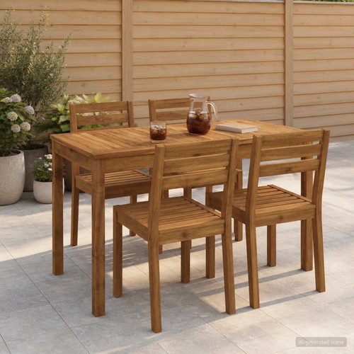 Vidaxl gartentisch natur - gartentisch, 108,5