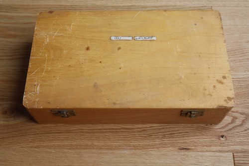Vintage holzkiste mit 35mm - vintage,