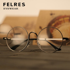 Metall Anti Blaulicht Lesebrille Herren Damen Rund Klassisch Retro Brille Neu
