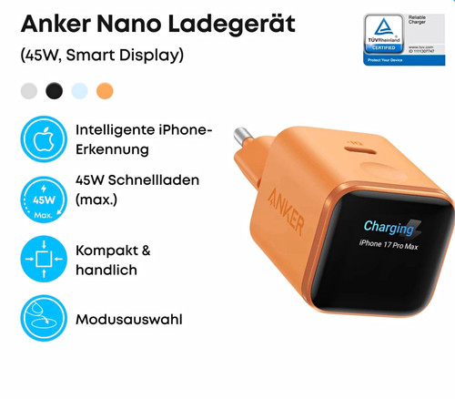 Anker smart ladegerät 45w - anker,