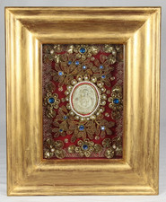 Klosterarbeit 19. Jh Agnus Dei