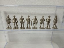 Komplettsatz  Metallfiguren  Berühmte  Westmänner  2   D   1985