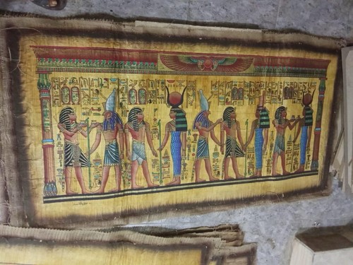 Original ägyptisches papyrus - original,