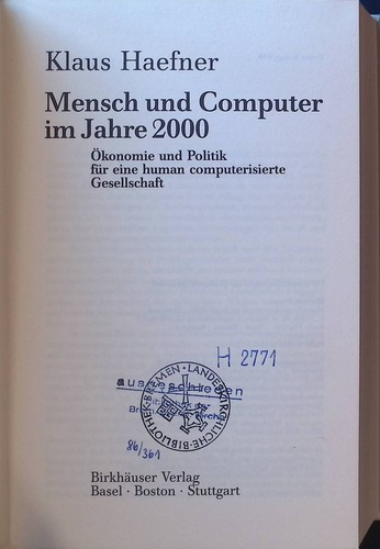 Mensch und computer - mensch, im