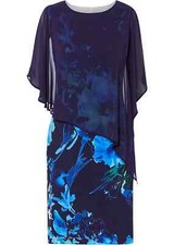 Etuikleid mit Überwurf Gr