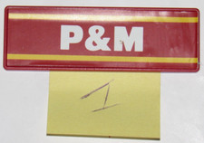 playmobil© Schild P & M 1