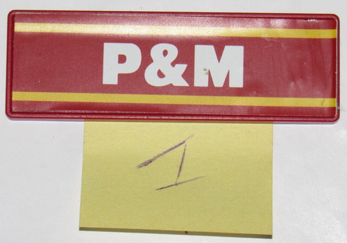 Playmobil schild m 1 - &,