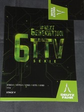 DEUTZ-FAHR # NEXT GENERATION 6 TTV SERIE Traktoren Prospekt 11/2023  ( DF 305 )