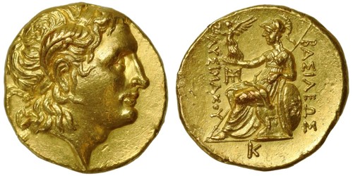 Lysimachos gold stater mit - stater,,