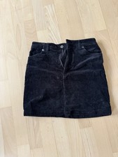 Monki Mini Rock schwarz cord