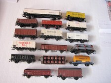 Konvolut, H0, 16 verschiedene Güterwagen der DB, Piko, Lima u.a. !