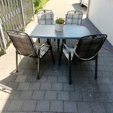 Gartentisch 80x140 mit 4