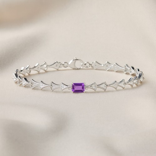 Natürlicher amethyst - natürlicher,
