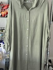 Grüne Damen Bluse Longschnitt