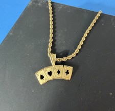 14 Karat Gelbgold Royal Flush