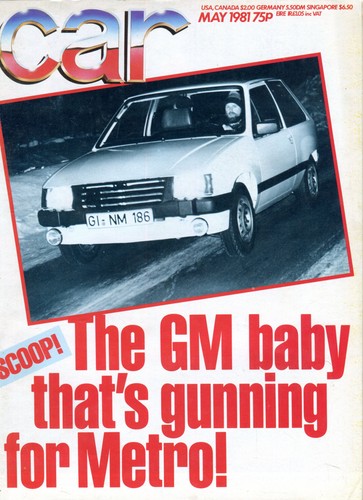 Car magazine may 1981 - car,