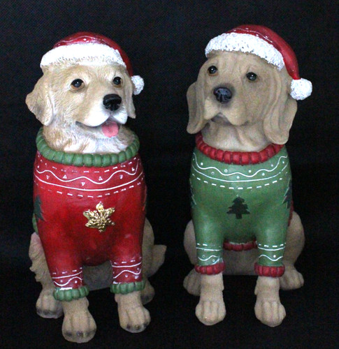 Figur hundefigur 2er set - hundefigur,