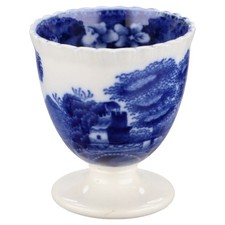 Eierbecher auf Fuß altes Modell Spode Copeland Blue Tower