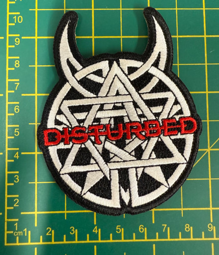 Disturbed horns woven sew - horns,