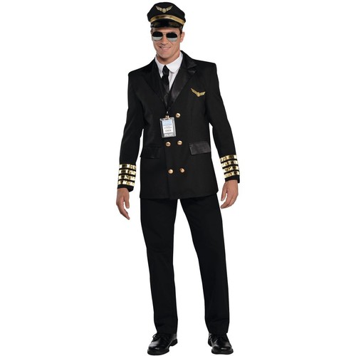 Pilot kostüm kapitän - pilot, elias