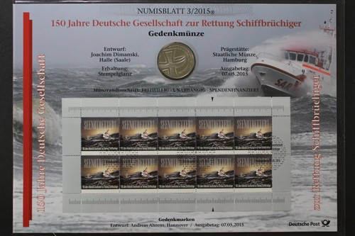 Brd numisblatt 2015 - 3/2015,, 10