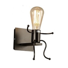 Wandleuchte Kreativ Cartoon Wandlampen Innen Industrie Kinderzimmer Flurlamp E27