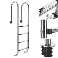 Poolleiter 4-Stufig V2A