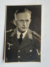 orig. Foto AK Soldat WK2 WW2 WH Portrait Uniform um 1940 Luftwaffe