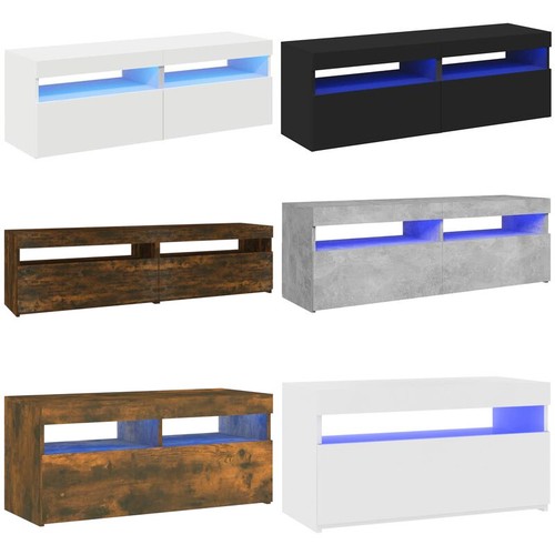 Schrank mit led lowboard - tv,