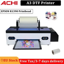 A3 DTF Flachbettdrucker EPSON R1390 Direct to Film Drucker T-Shirt Heat Transfer