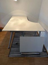 IKEA Eckschreibtisch Galant,weiß,höhenverstellbar, 1,6mx1,2m(2m)