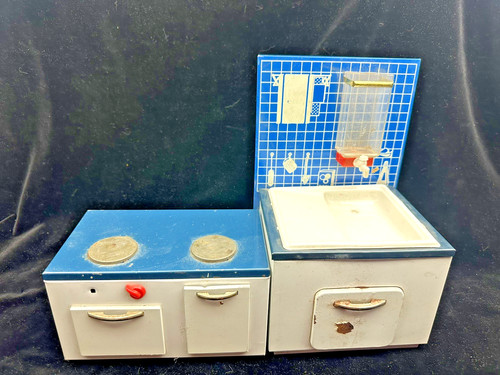 Ddr puppenstuben blech küche - ddr,