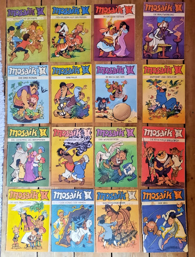Mosaik abrafaxe comic ddr - x,