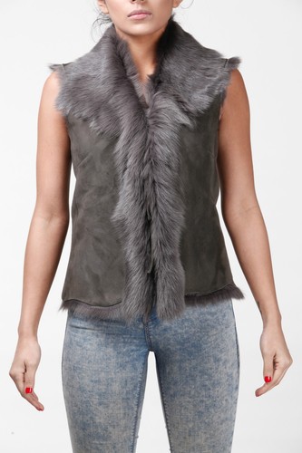 Grau damen weiche echte - damen,